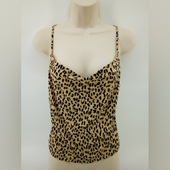 Urban Outfitters Leopard Spaghetti Top S - Picture 6 of 10
